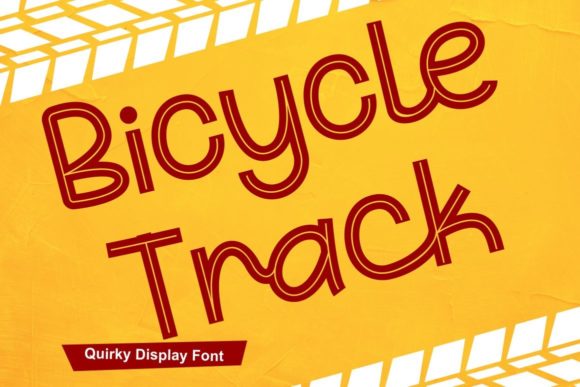 Bicycle Track: A Playful Display Font for Digital Projects