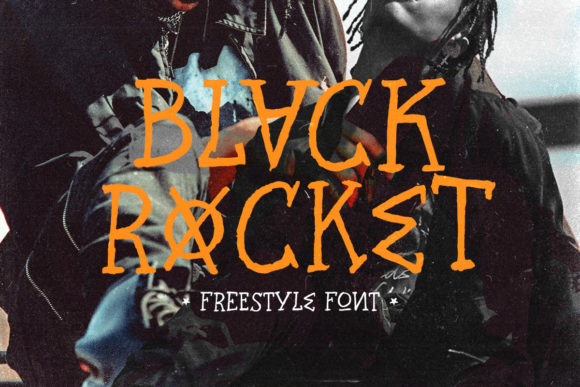 Black Rocket Font for Bold Branding Projects