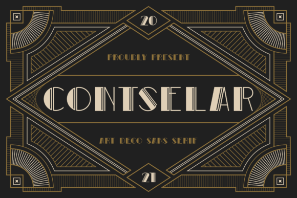 Contselar: A Modern Typeface for Handmade Creations