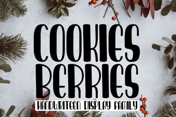 Cookies Berries Font for Eye-Catching Designs