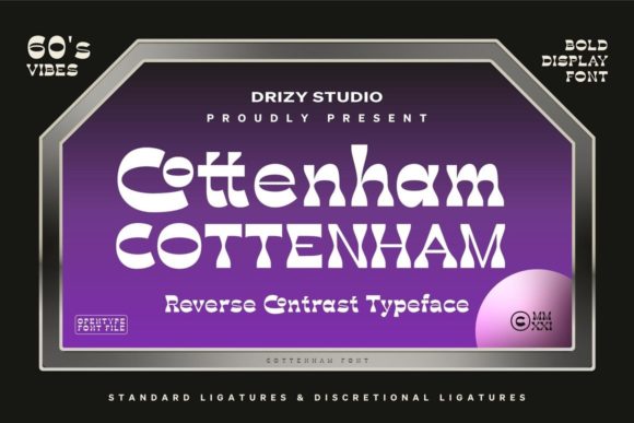 Cottenham Font for Business Branding