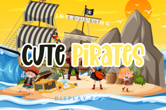 Cute Pirates Font for Web Design