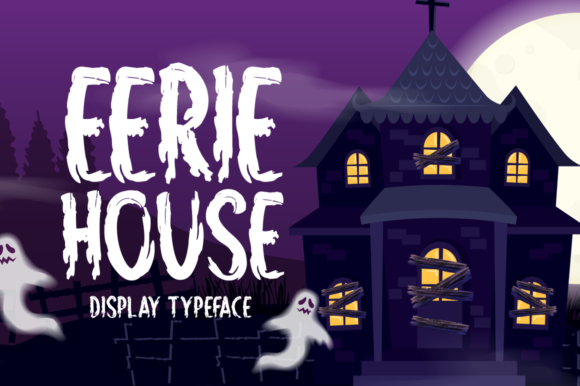 Eerie House Font for Editorial Design