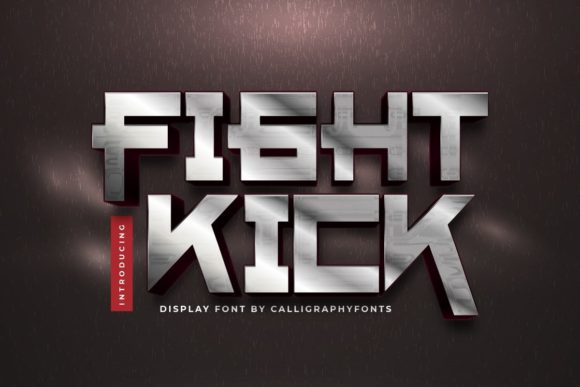 Fight Kick: A Bold Font for Modern Editorial Design