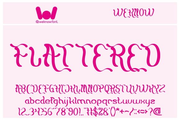 Flattered Font for Professional Branding