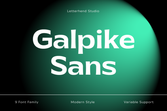 Galpike Sans for Editorial Design and Creative Projects