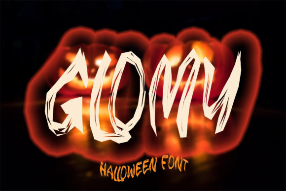 Glomy: A Creepy-Styled Display Font for Bold Editorial Design