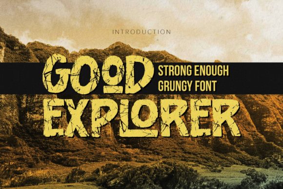 Good Explorer: A Display Font with Character