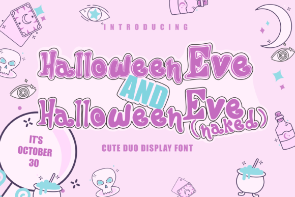 Halloween Eve Duo: A Chic Font Pair for Branding