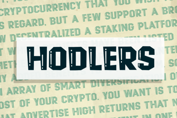 Hodlers Display Font Review
