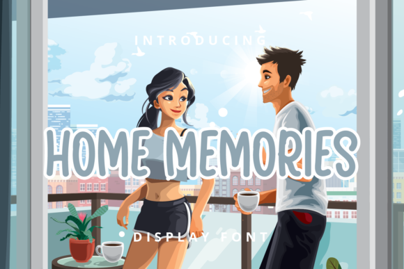 Home Memories Font for Branding Projects