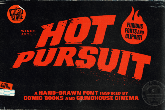Hot Pursuit Font for Editorial Design