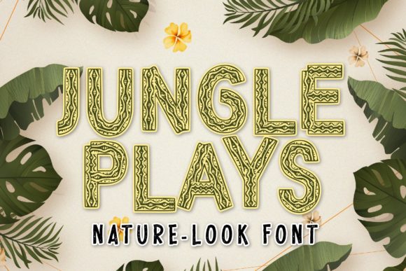 Jungle Play Font for Handmade Creations