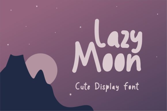 Lazy Moon: A Font That Elevates Handmade Creations