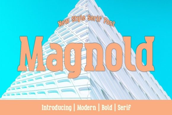 Magnold: A Bold Serif Font for Modern Branding