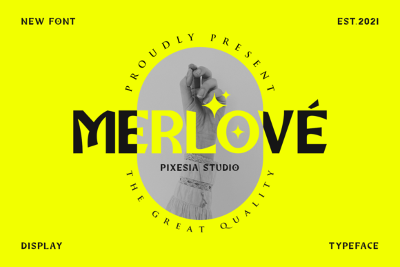 Merlove: A Bold Display Font for Eye-Catching Campaigns