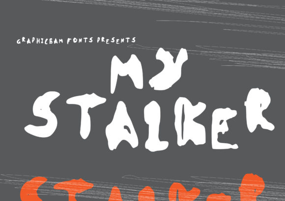 My Stalker Font for Halloween Campaigns
