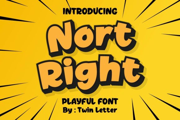 Nort Right Font for Bold Brand Campaigns