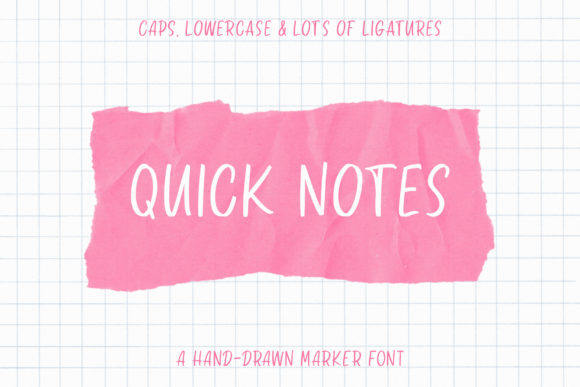 Quick Notes: A Display Font for Bold Branding