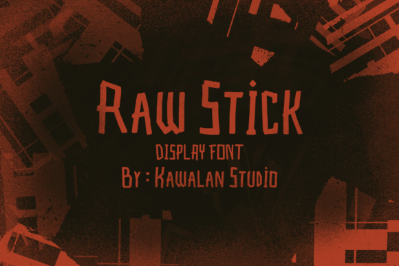 Raw Stick: The Display Font That Elevates Halloween Campaigns