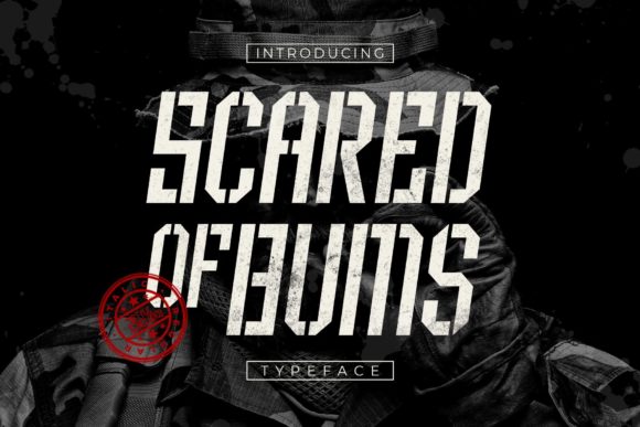 Scared of Bums Font Review for Editorial Design