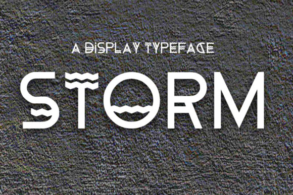 Storm Font for Web Design Projects
