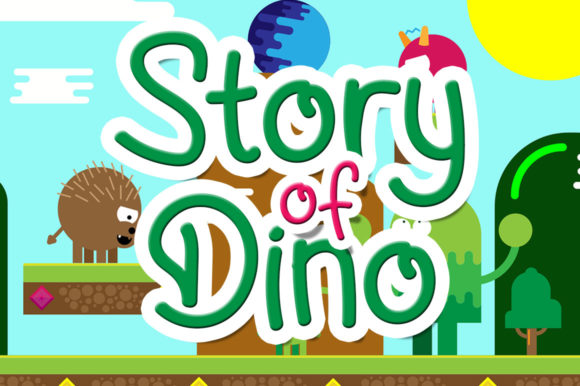 Story of Dino Font for Web Design