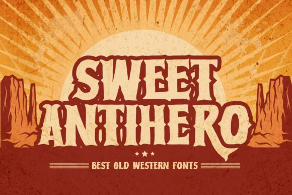 Sweet Antihero: A Display Font for Bold Statements