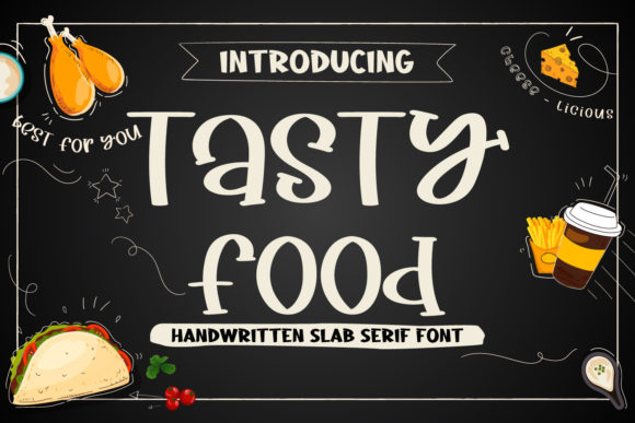 Tasty Food Font for Trendy Branding Projects