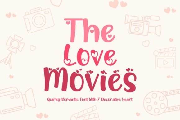 The Love Movies Font for Web Design Projects
