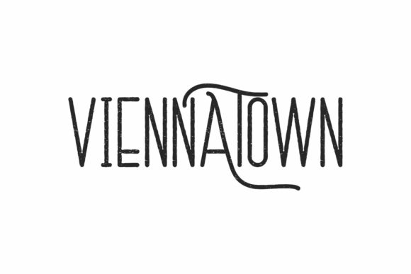 Vienna Town: A Vintage-Inspired Display Font for Creative Projects